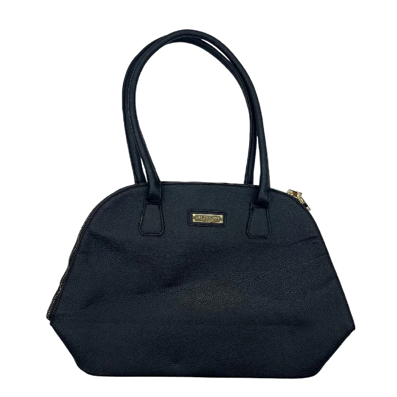 Handle bags with padded handles for comfort -Handbag By London Fog In Black, Size:Medium