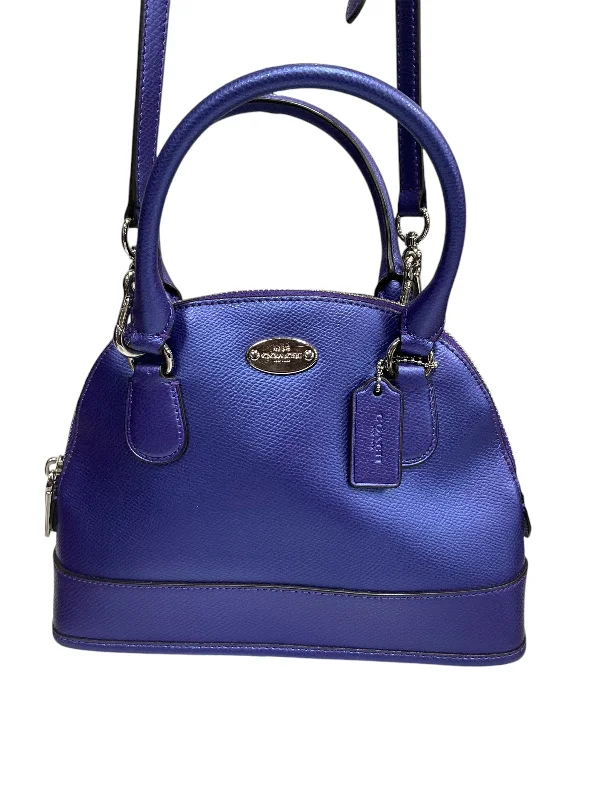 Handle bags with colorful handles for flair -Handbag Leather By Coach, Size: Small