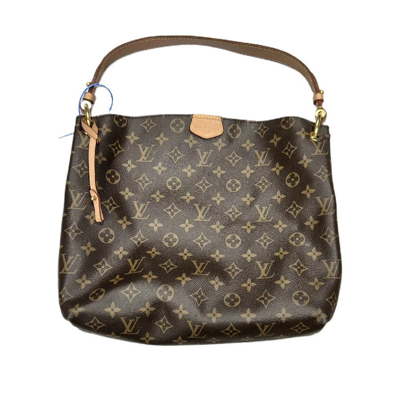 Handle bags with quilted leather for luxury -Handbag Luxury Designer By Louis Vuitton, Size: Medium