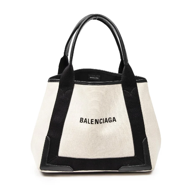 Handle bags with bold logos for branding -Medium Cabas Tote