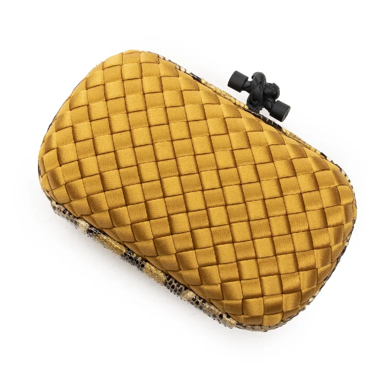 Handle bags with camouflage patterns for edge -Mini Knot Clutch