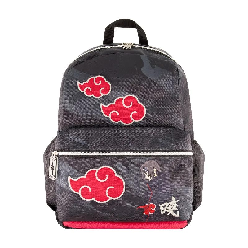 Handle bags with padded handles for comfort -NARUTO AKATSUKI ITACHI BACKPACK