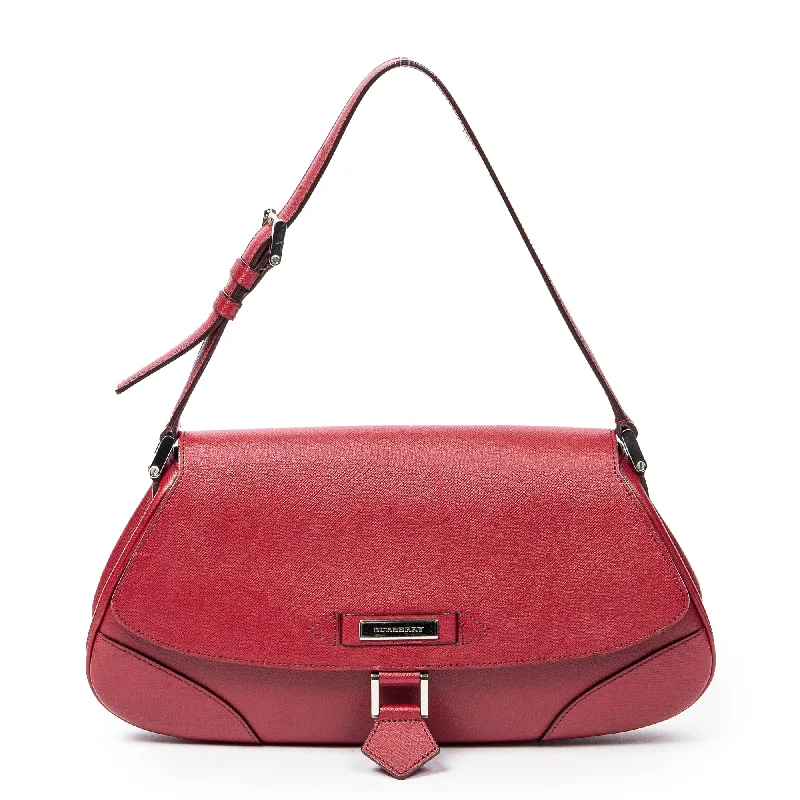 Handle bags with suede accents for texture -Oblong Flap Hobo