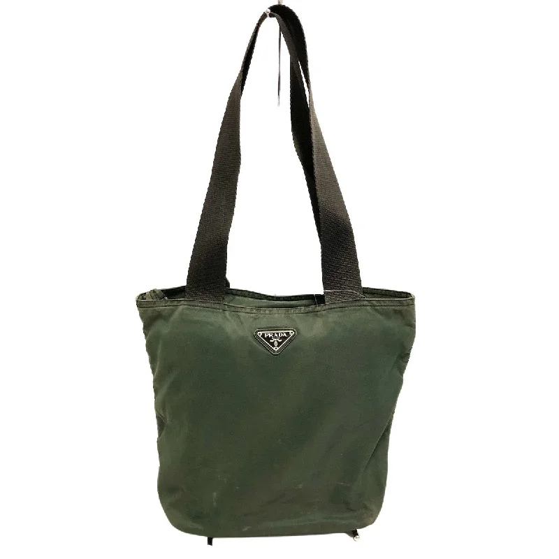 Handle bags with monogram designs for personalization -Prada  Synthetic Tote Bag (Pre-Owned)