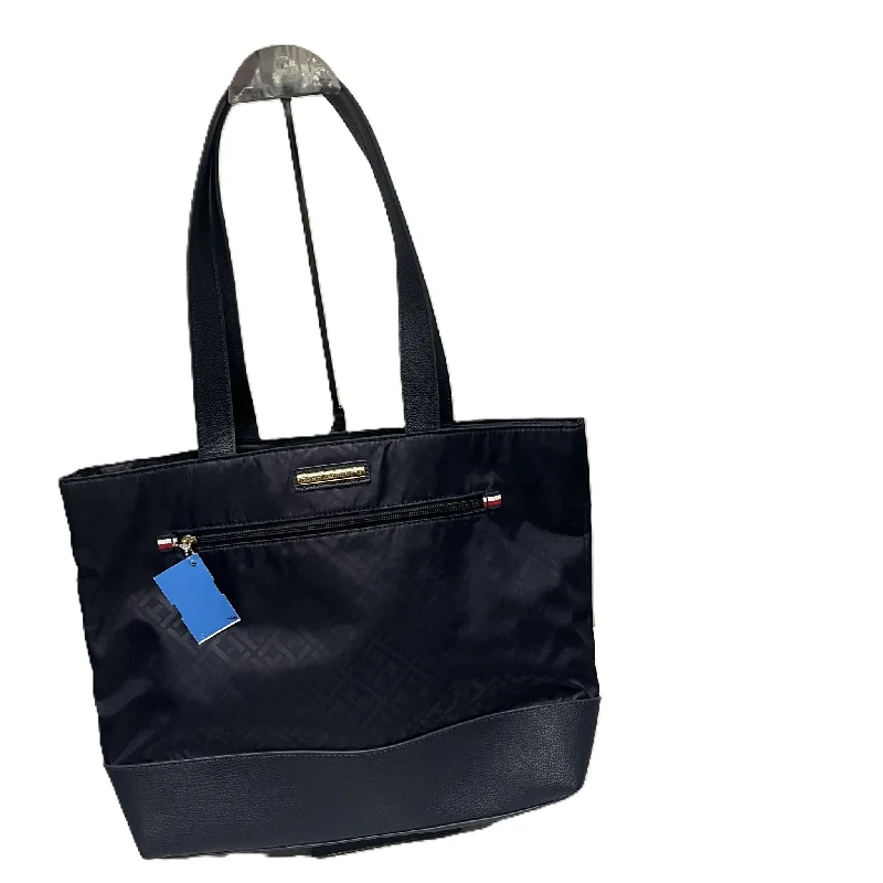 Handle bags with laptop sleeves for work -Tote By Tommy Hilfiger, Size: Medium