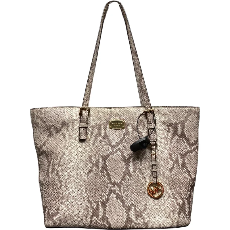 Handle bags with compact designs for portability -Tote Designer By Michael Kors, Size: Medium