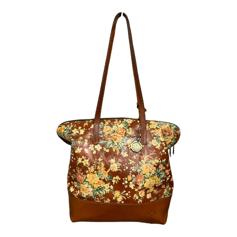 Canvas handle bags perfect for casual outings -Tote Leather By Patricia Nash, Size: Medium