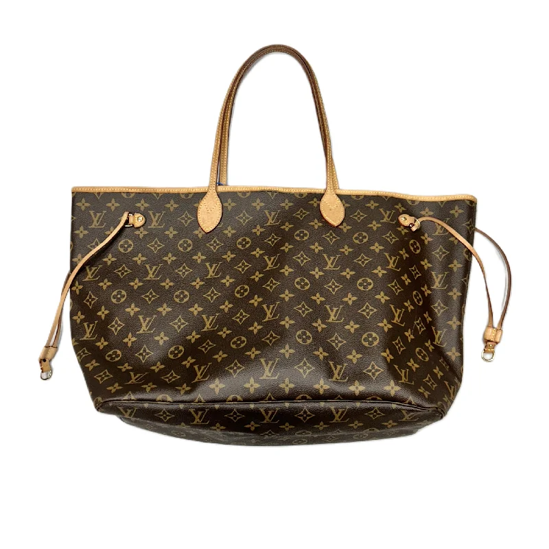 Handle bags with neutral leather for elegance -Tote Luxury Designer By Louis Vuitton, Size: Large