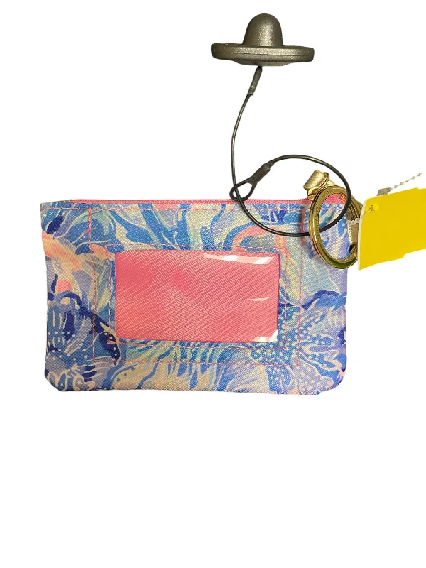 Handle bags with striped canvas for beach -Wallet By Lilly Pulitzer, Size: Small